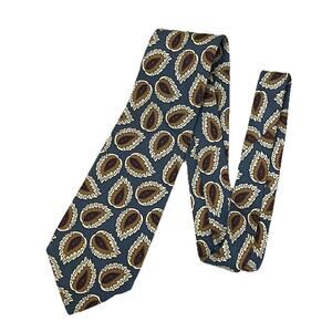 VTG Michael Kehoe Silk Tie Leaf Abstract Burlington, VT Vermont Fall Hippie Boho